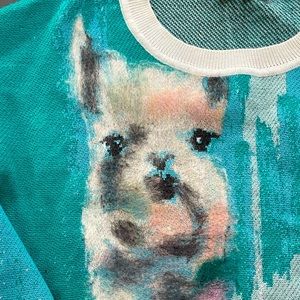 Anthropologie Llama Sweater size S